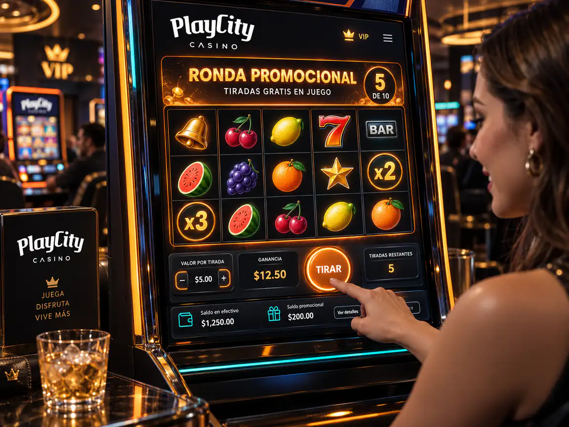 Tiradas promocionales en una slot